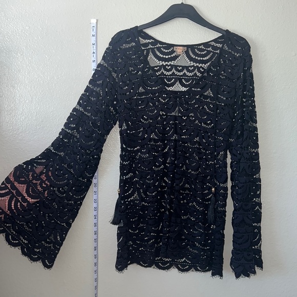 Pilyq Other - Bell sleeve lace beach coverup